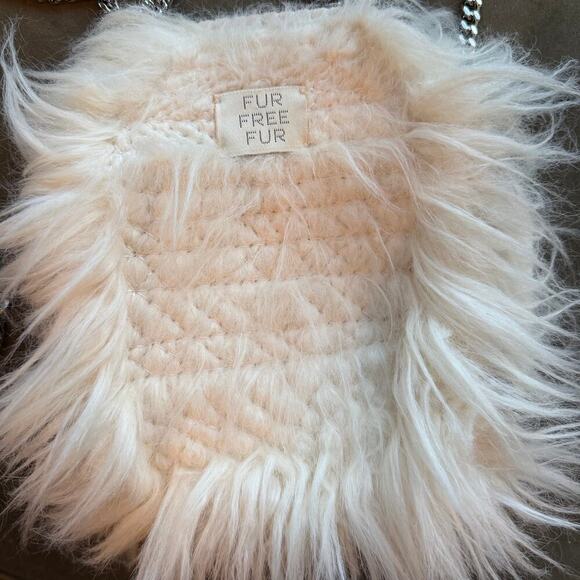 NEW Stella Mccartney Falabella Mini Fur Tote Bag Silver Chain - Picture 7 of 16